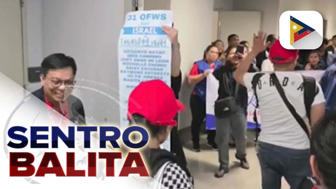 Pag-uwi ng susunod na batch ng OFW repatriates, naka-hold muna ayon sa DFA; Alert level 3, patuloy na nakataas sa Israel at Iran