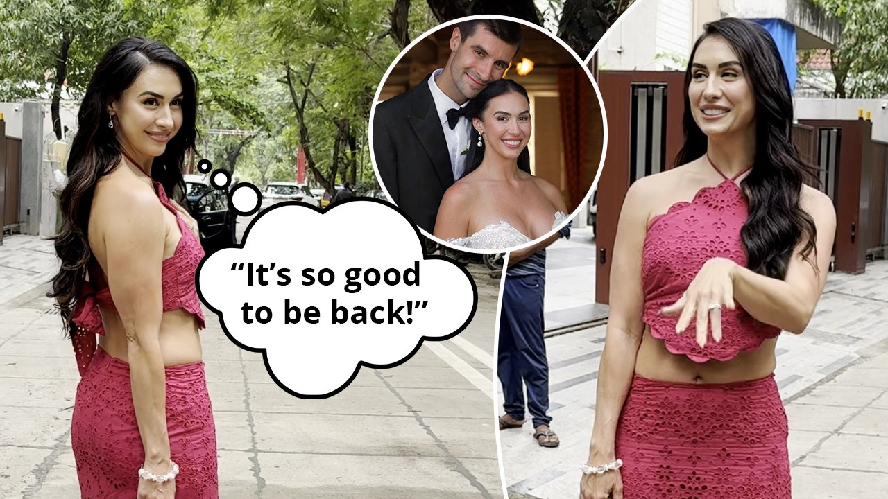American Dancer-Actress Lauren Gottlieb Spotted In A Rosy Pink Look During Her India Visit