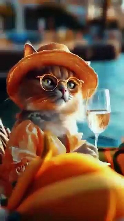 Cute cat dancing ❤️