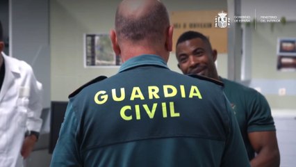 Jean Paul, el camerunés rescatado por la Guardia Civil que ahora es agente del cuerpo
