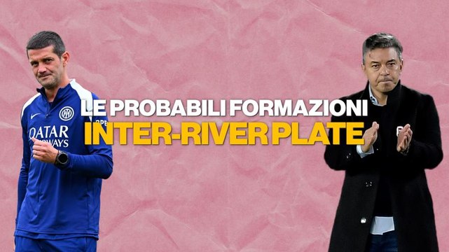 Inter-River Plate, probabili formazioni: torna Dumfries