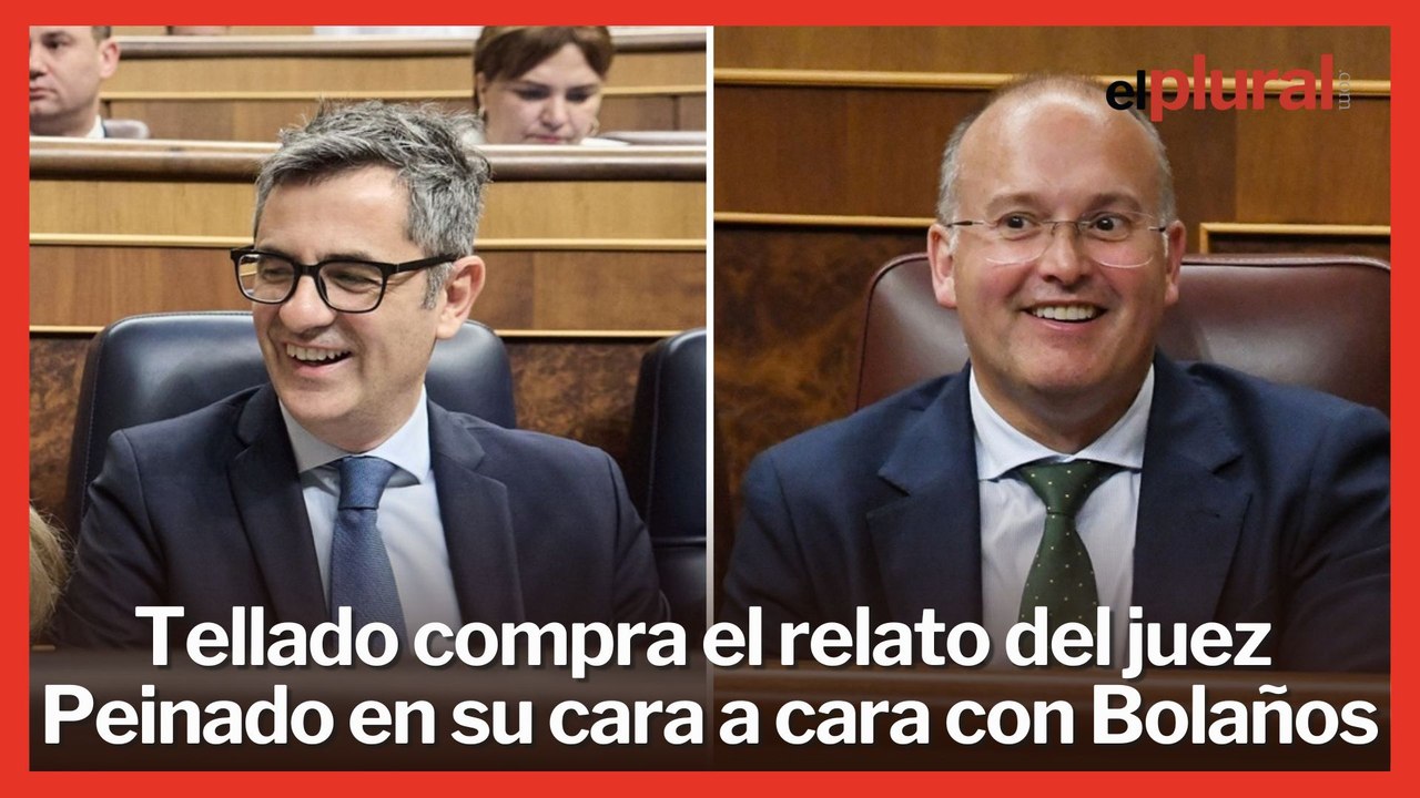 Tellado compra el relato del juez Peinado en su cara a cara con Bolaños