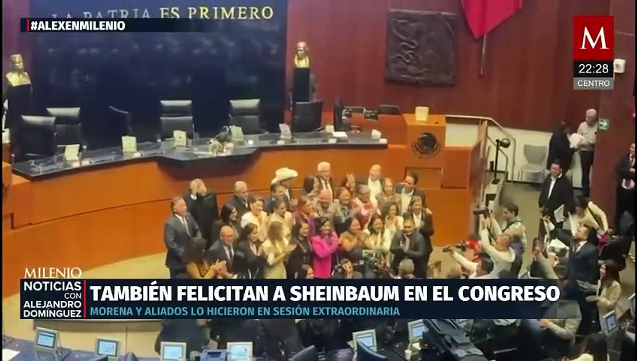 Senadores y diputados de Morena felicitan a Claudia Sheinbaum por su cumpleaños