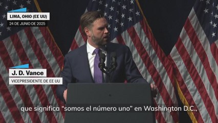 La peineta de J.D. Vance en un acto del Partido Republicano