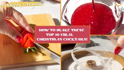 How To Make These Viral Christmas Cocktails: Top 10 (with @thatsthespirits)