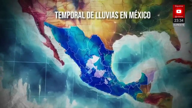 Posible ciclón tropical en el Pacífico traerá lluvias a gran parte de México