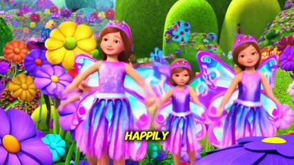 Fly, Sing And Dance Like A Butterfly | 3D Animated Cartoon Song for Children