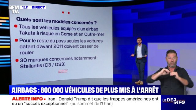 LES ÉCLAIREURS - Airbags Takata défectueux: qui est concerné?