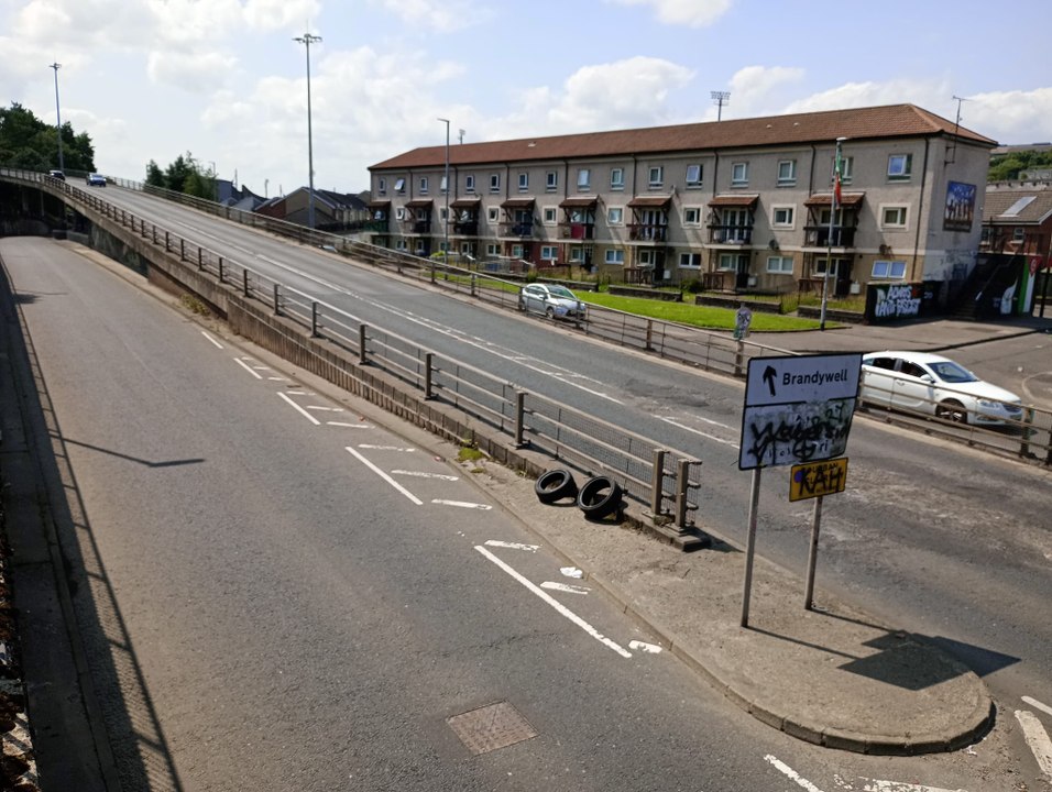 Lecky Road flyover in Derry's Bogside area