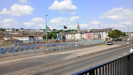 Meenan Square Urban Villages renewal site in Derry's Bogside