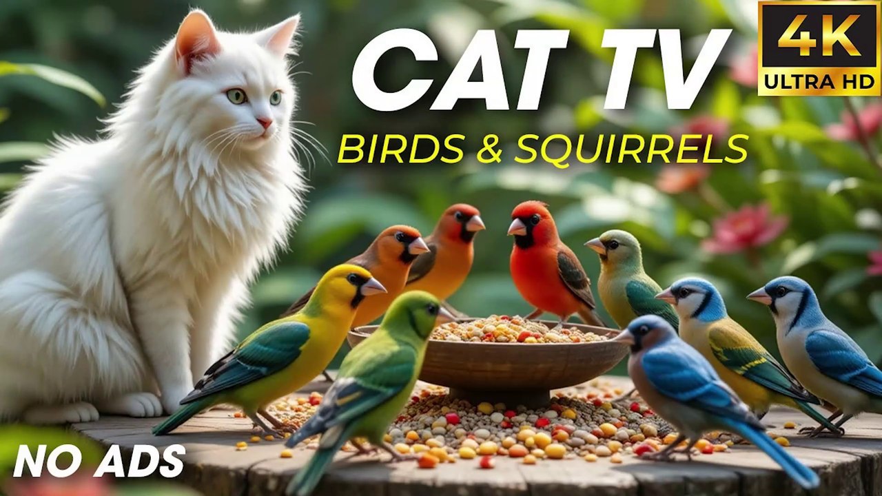 High-Energy Video for Cats – Squirrels Racing and Jumping! - CatTV Central