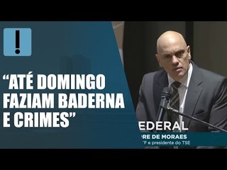 ”Querem que a prisão seja uma colônia de férias”, diz Alexandre de Moraes