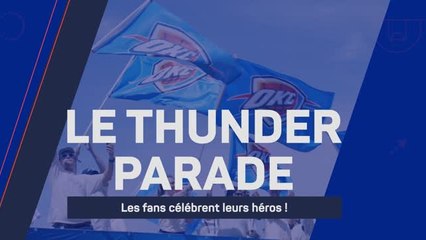 Thunder - Les fans célèbrent leurs héros