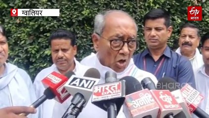 ग्वालियर में एक तंबू के नीचे 6 घंटे तक बैठे दिग्विजय व जीतू पटवारी और उमंग सिंघार