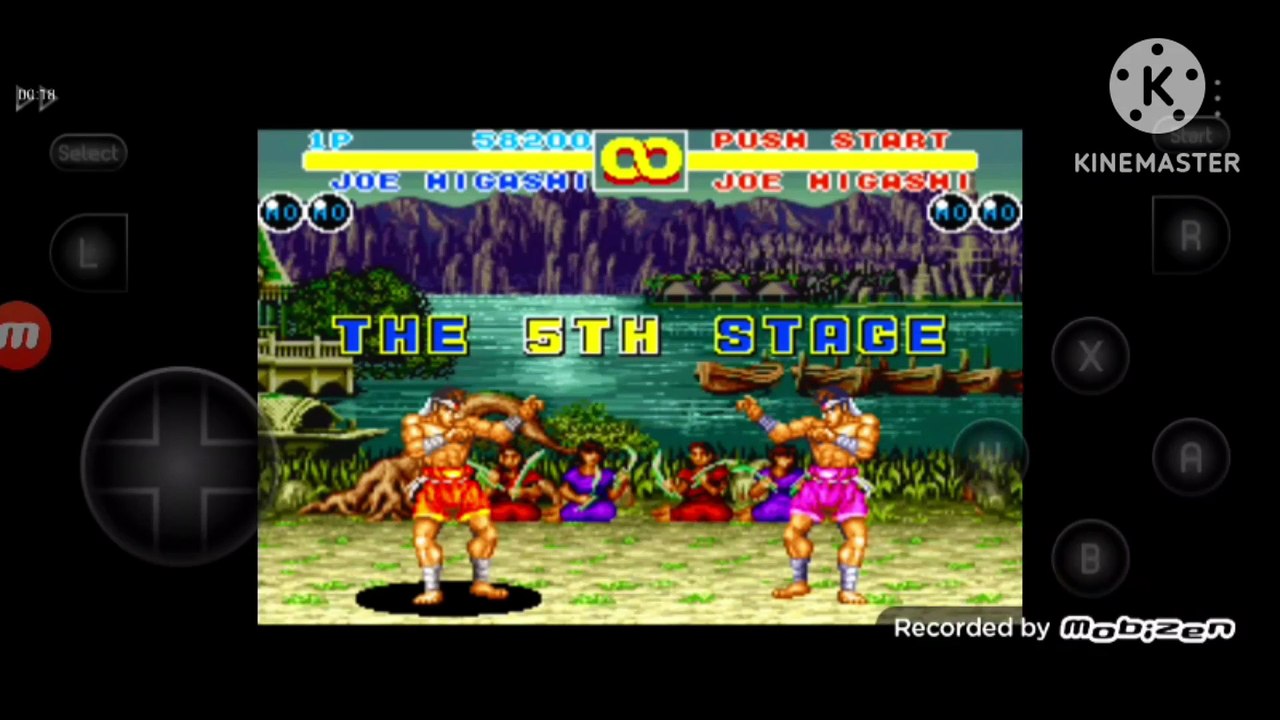 Fatal Fury 2 Joe Higashi vs Joe Higashi clone fala de vitória do Joe Higashi em Português