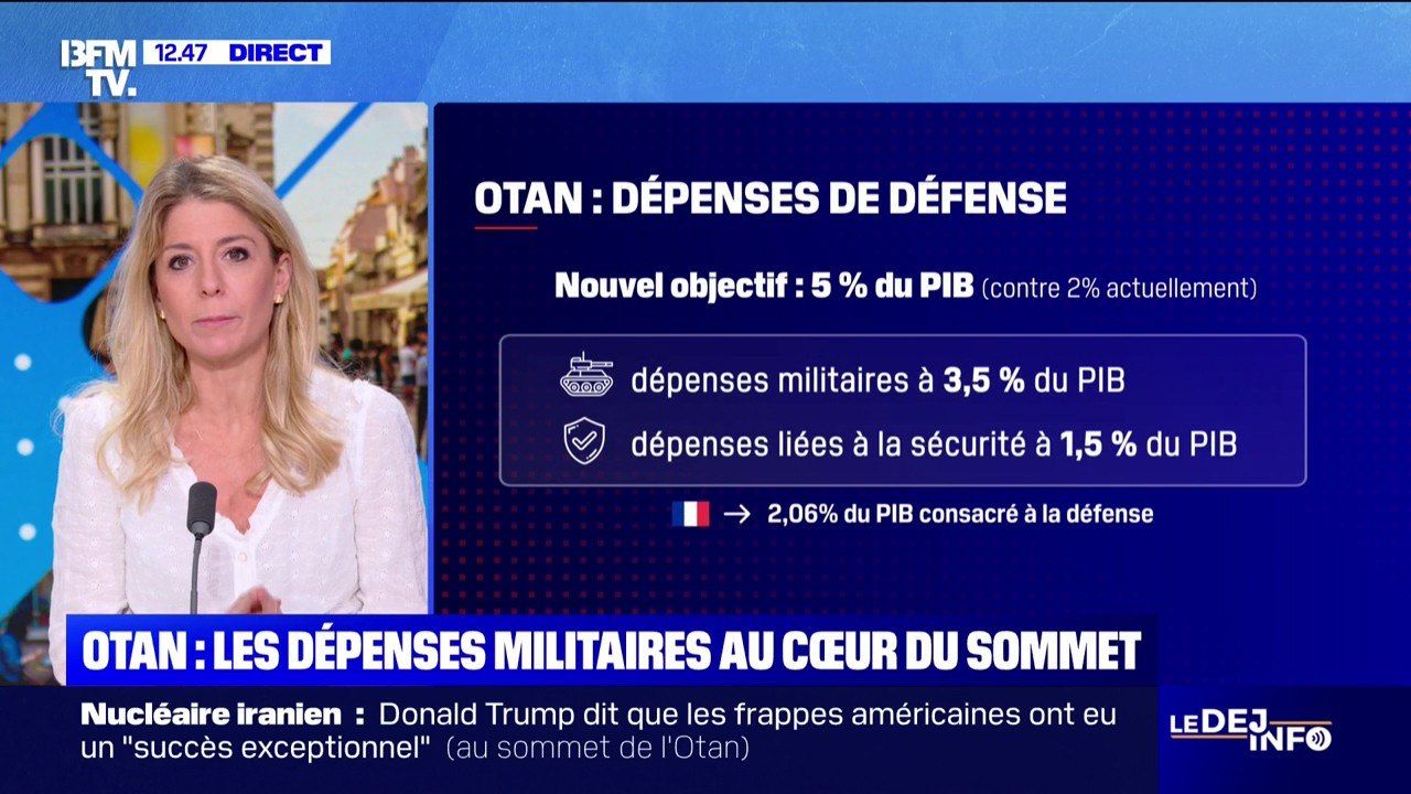 Les pays de l'Otan vont consacrer 5% de leur PIB aux dépenses de défense, contre 2% actuellement