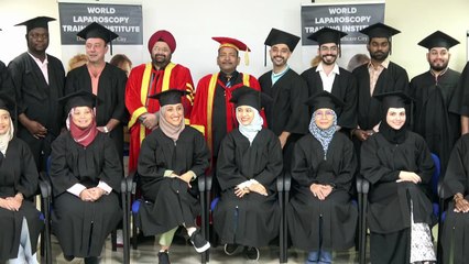 Graduation and Feedback of Surgeons and Gynecologists at the Laparoscopy Training Institute, Dubai