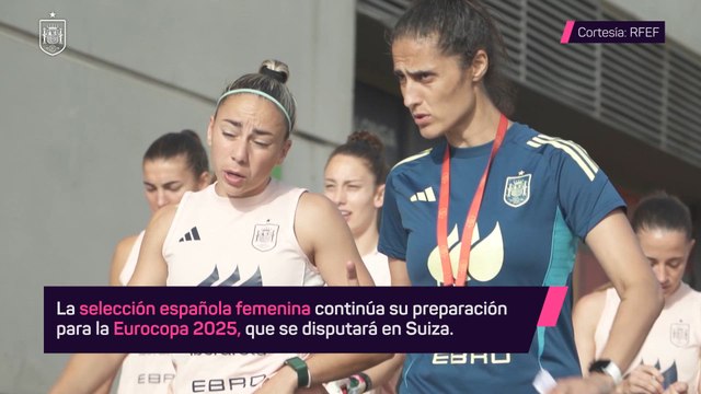ENTRENO de la SELECCIÓN FEMENINA días antes de DEBUTAR en la EUROCOPA FEMENINA 2025
