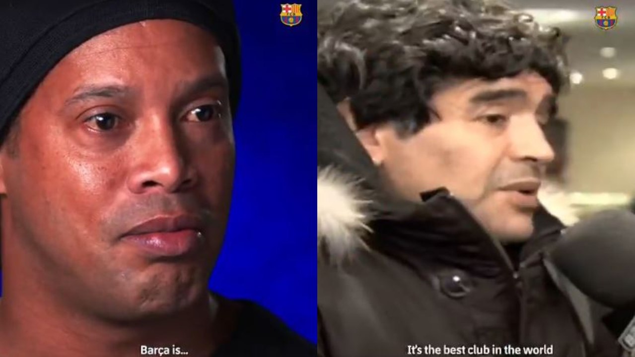 El Barça anuncia la vuelta al Camp Nou con sus mayores leyendas: Maradona, Messi Ronaldinho
