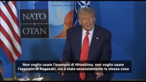 Trump paragona l'attacco all'Iran a Hiroshima e Nagasaki