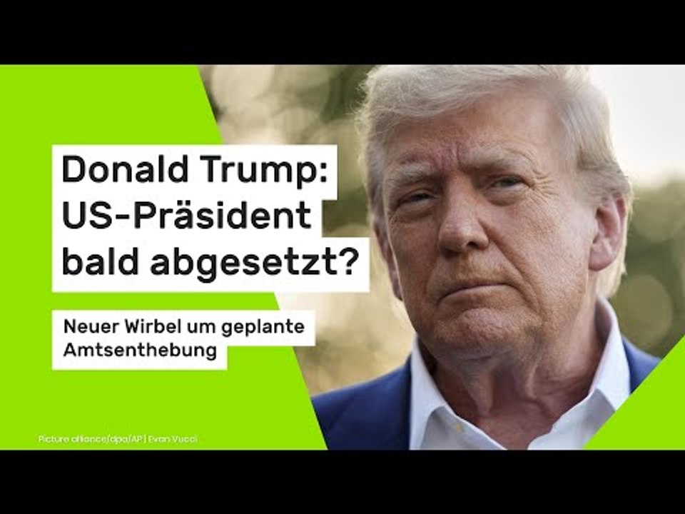 Donald Trump: US-Präsident bald abgesetzt? Neuer Wirbel um geplante Amtsenthebung