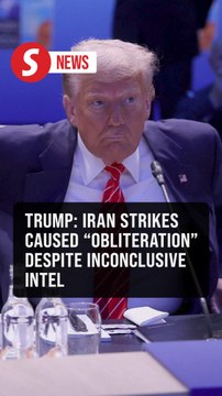 Trump says damage from Iran strikes severe despite inconclusive intelligence