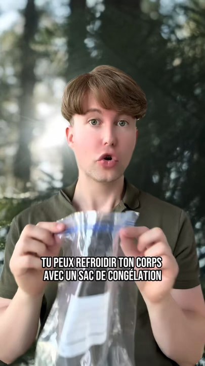 Une astuce pour refroidir ton corps ❄️