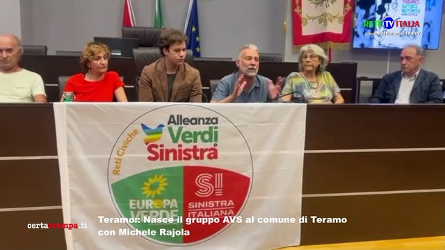 Teramo nasce il gruppo AVS al comune con Michele Rajola
