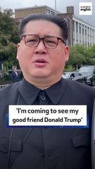 'I'm coming to see my  good friend Donald Trump'