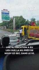 Une violente altercation au lieu sur la N3 entre un conducteur et un chauffeur de camion