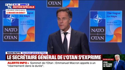 "Les États-Unis sont engagés auprès de l'Otan", affirme Mark Rutte, secrétaire général de l'Otan