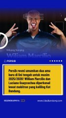 Persib Resmi Perkenalkan William Marcilio dan Luciano Guaycochea sebagai Amunisi Baru di Lini Tengah