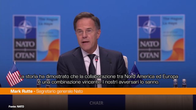 Rutte Spese per la difesa dei membri Nato saliranno al 5% del Pil