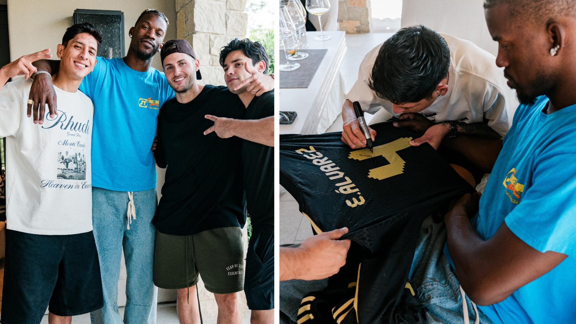 Jimmy Butler betrays Neymar and meets with Mexico stars Santiago Gimenez and Edson Alvarez