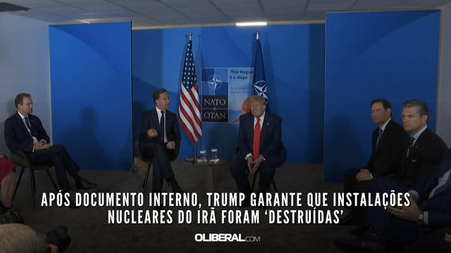 Após documento interno, Trump garante que instalações nucleares do Irã foram ‘destruídas’