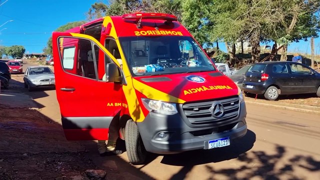 Homem fica ferido após ser atingido por carretinha no Cascavel Velho