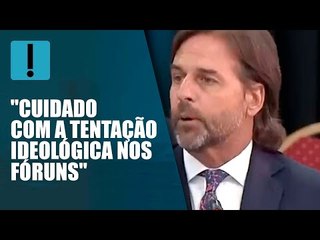 Lacalle Pou destaca que há países na Celac que não respeitam a democracia