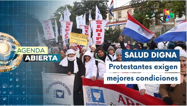 Trabajadores paraguayos se movilizan por mejoras laborales