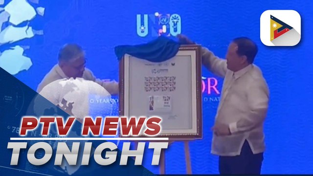 DFA, Ph Postal Corp. launch commemorative stamp for 80th founding anniversary of U.N.