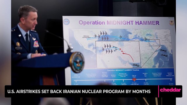 U.S. Airstrikes Set Back Iranian Nuclear Program by Months