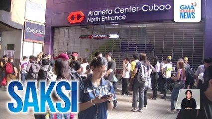 LRT-2, nagkaroon ng technical problem; libreng sakay hanggang bukas, inutos ng DOTr | Saksi