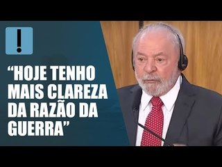 Lula diz que Rússia errou ao invadir Ucrânia, mas que "quando um não quer, dois não brigam”