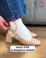 A simple fix for slingback shoes 👠