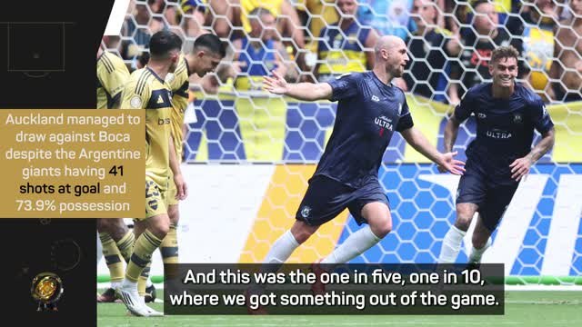'It's something to go home with' - Auckland boss Posa thrilled with Boca draw