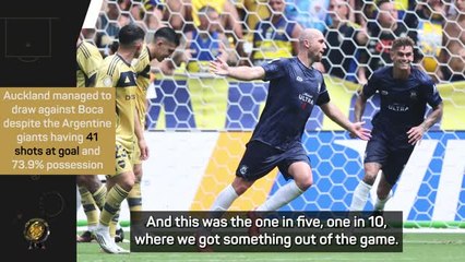 'It's something to go home with' - Auckland boss Posa thrilled with Boca draw