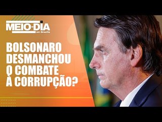 Jair Bolsonaro promoveu "desmanche" no combate à corrupção, diz Transparência Internacional