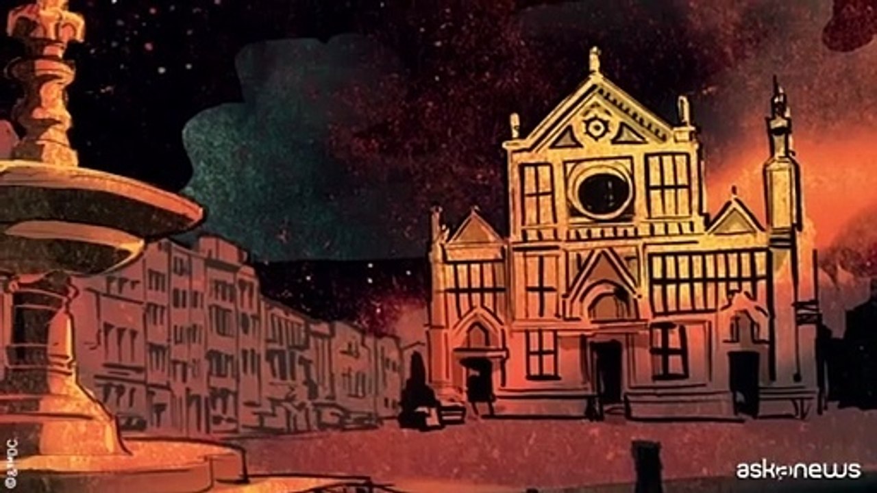 Clark Kent e Lois Lane a Firenze in "Superman: Inferno"