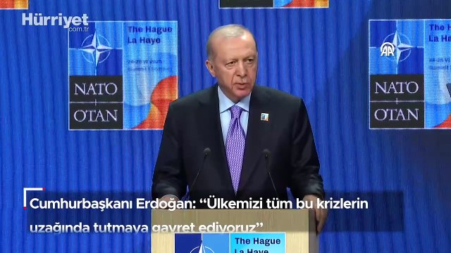 Cumhurbaşkanı Erdoğan: Ülkemizi tüm bu krizlerin uzağında tutmaya gayret ediyoruz
