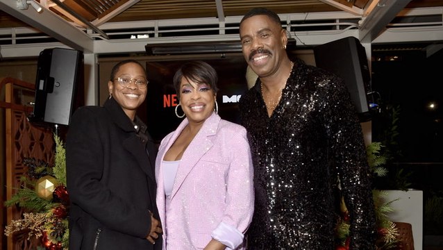 Niecy Nash-Betts calls out Colman Domingo for wearing yellow to officiate her wedding