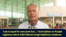 ‘Law is equal for everyone but…’: Sunil Jakhar on Punjab vigilance raid at SAD’s Bikram Singh Majithia’s residence